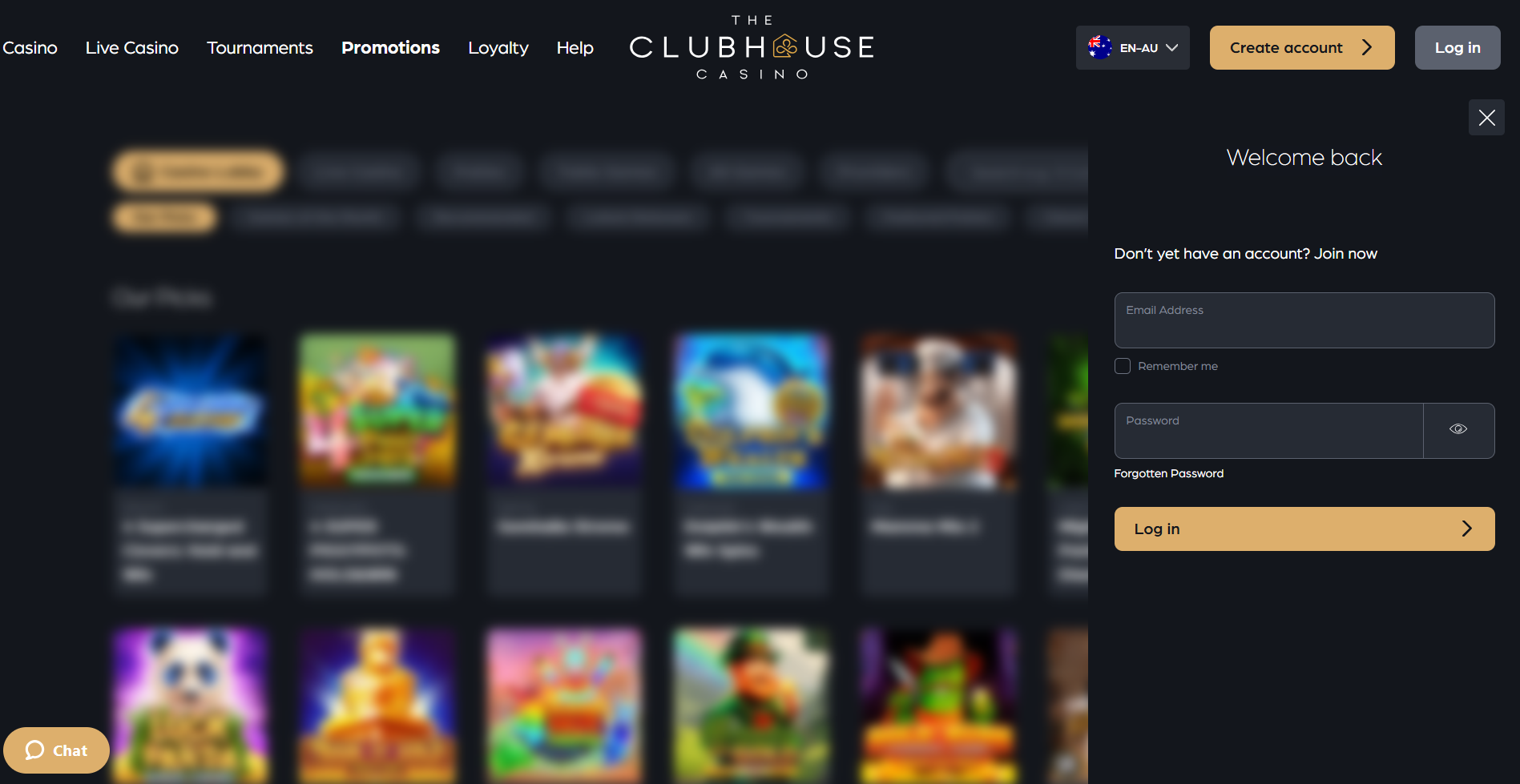 Clubhouse Casino Login Australia
