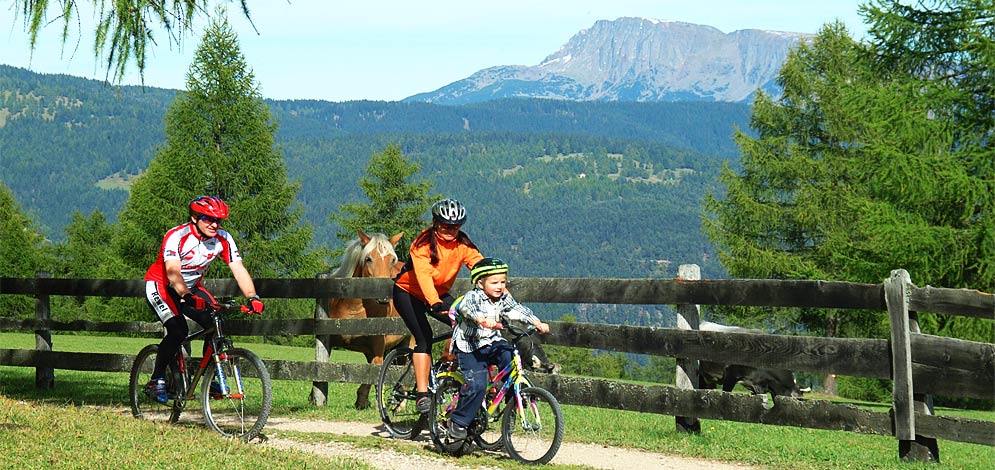 Mountain bike holidays Alto Adige San Genesio Salto Bolzano