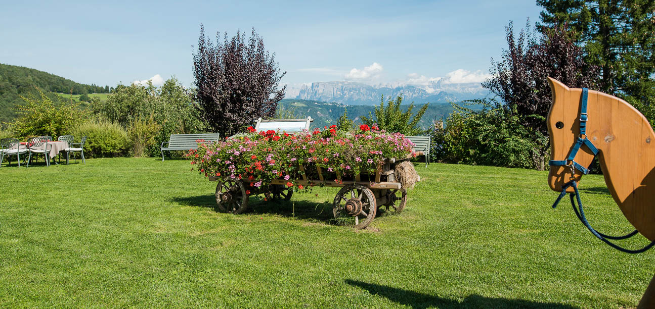 Hotel Bolzano San Genesio terrazza giardino Gourmet 