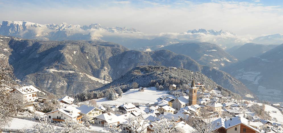 Winterurlaub Jenesien, Winter Südtirol, Weihnachten Bozen